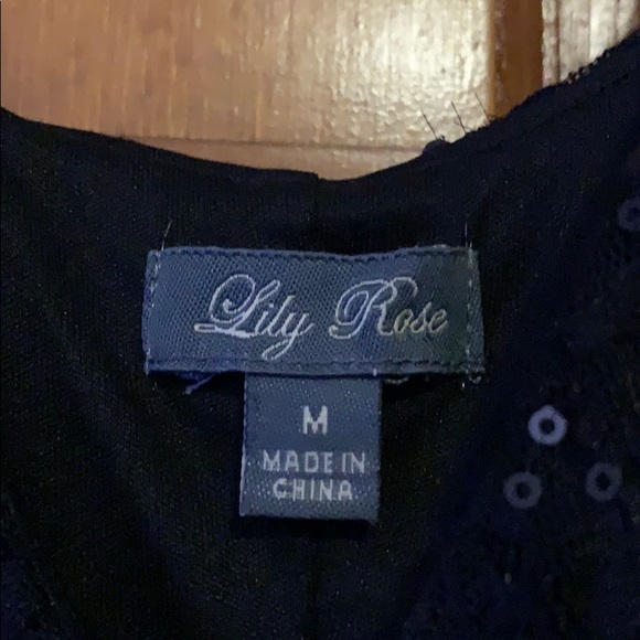 Sparkly Black Sequined Tank Mini Dress - Picture 3 of 4